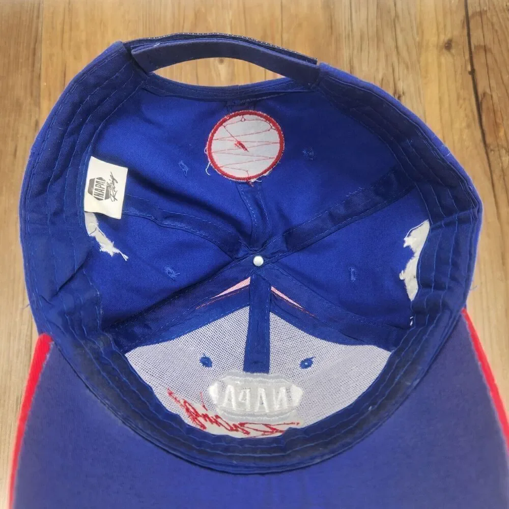 NAPA Racing Hat Cap Strap Back Blue Fallen Heros Fund #9 #28fc Cars Track Mens